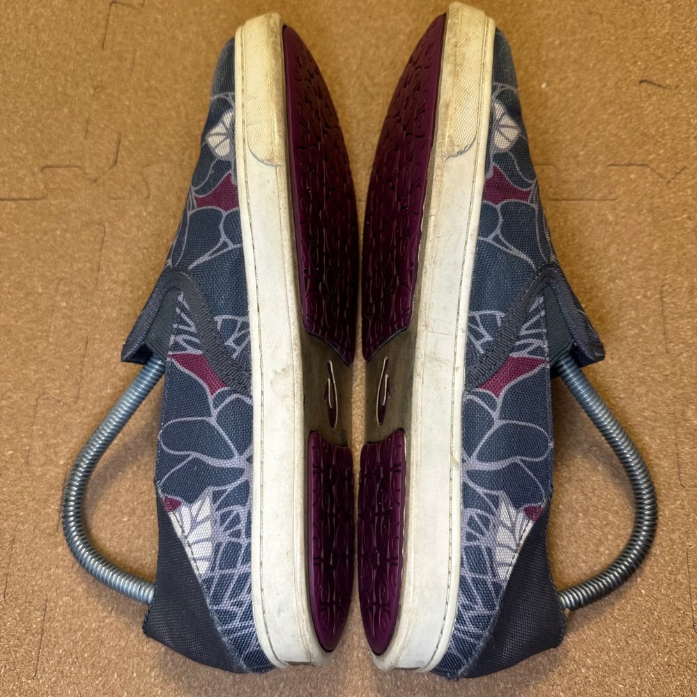 Olukai‎ Pehuea Print Slip On Sneakers Womens 8.5 Blue Floral 20339-DEST - Picture 5 of 10